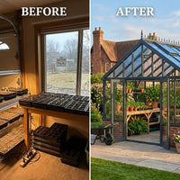 Kingsmere Heritage 8×15 Victorian Greenhouse — Before & After